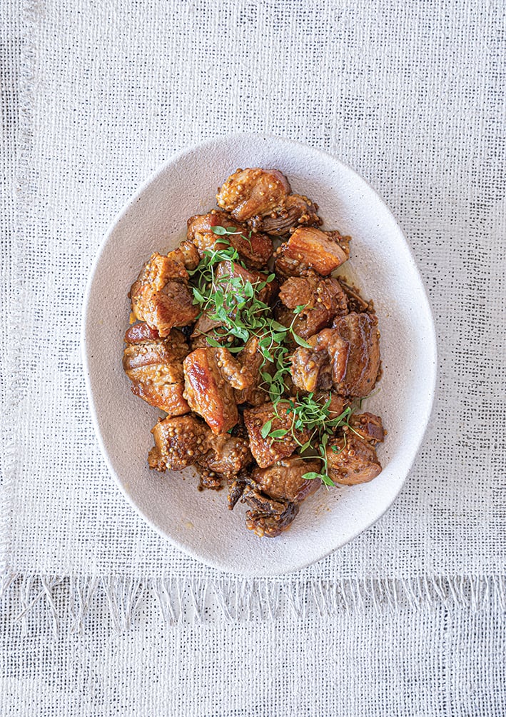 Afelia (Cypriot Pork Stew) - Recipe image