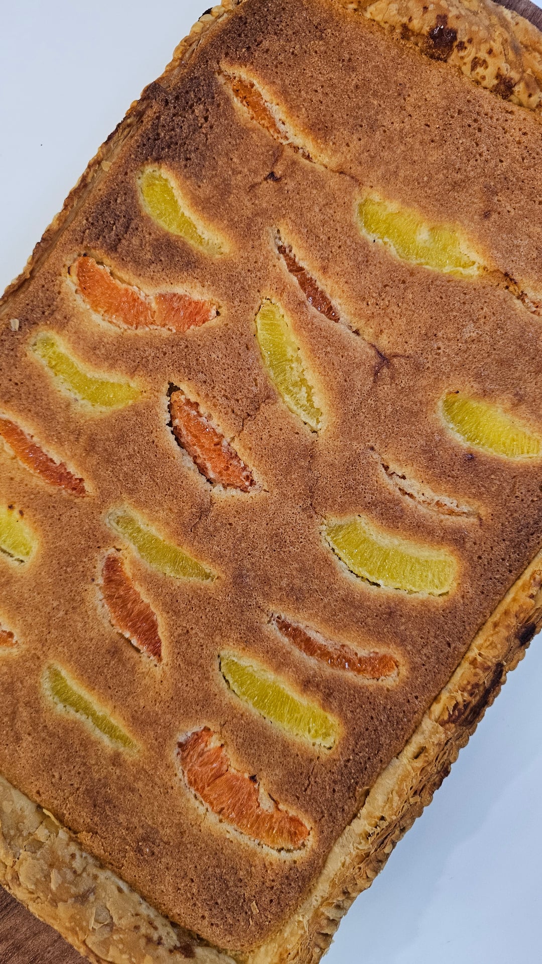 Almond Cream and Orange Tart - Recipe image