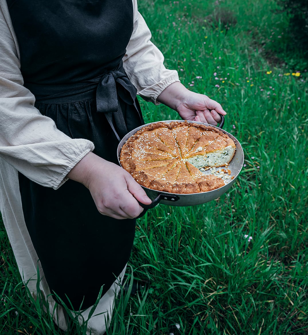 Anaropita (Cypriot Cheese Pie) - Recipe image