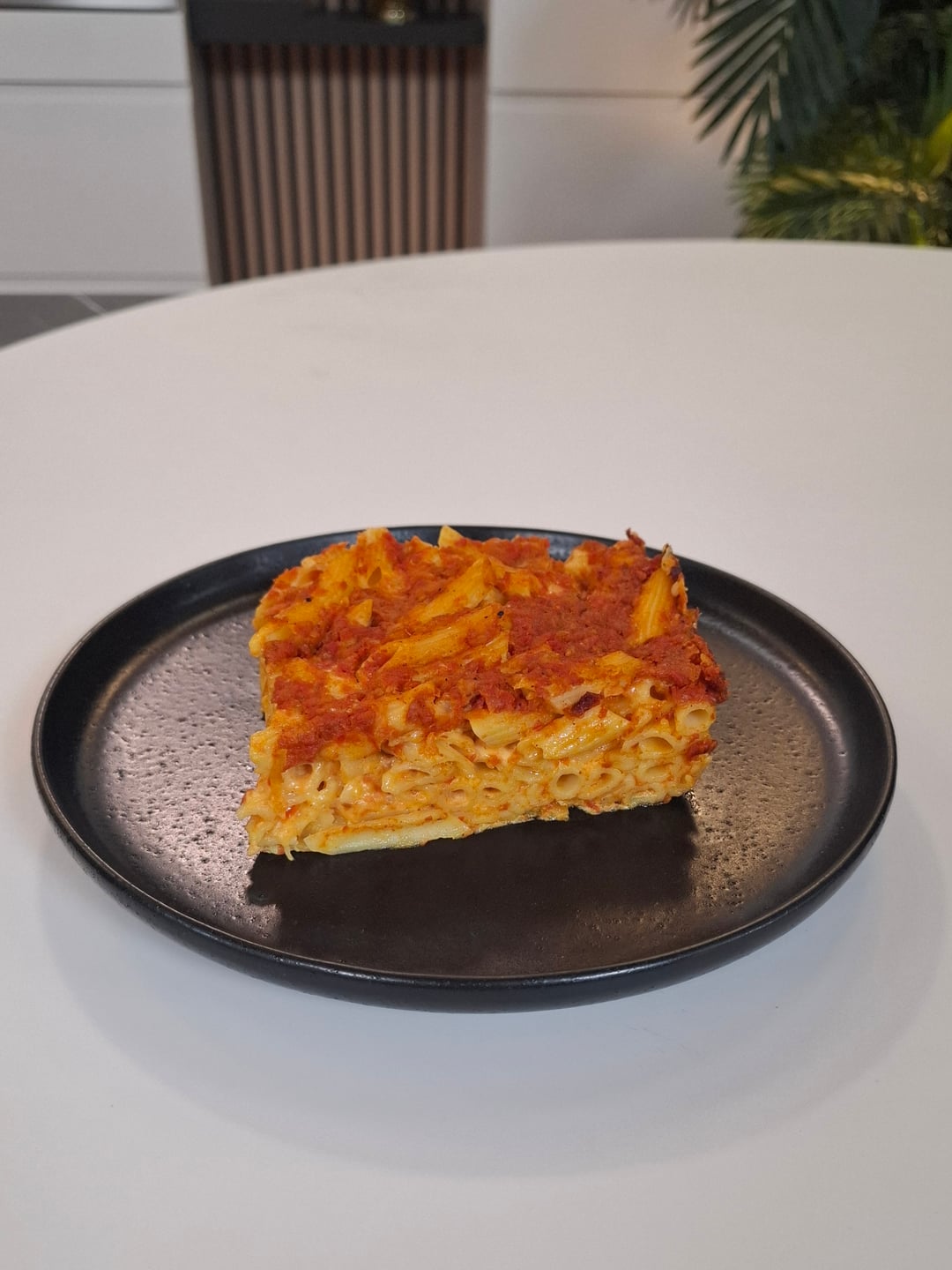 Baked Penne with Curry and Cheeses - Recipe image