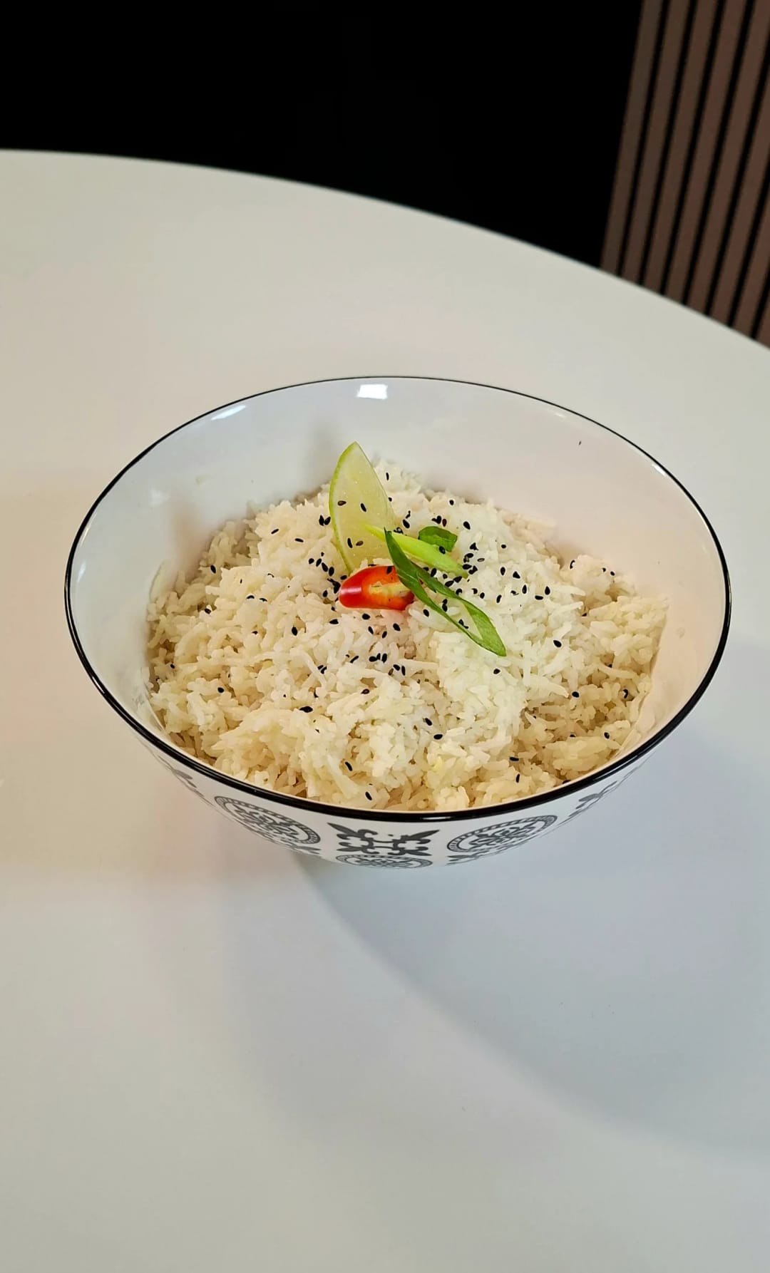 Ρύζι μπασμάτι με γάλα καρύδας και τζίντζερ - recipe