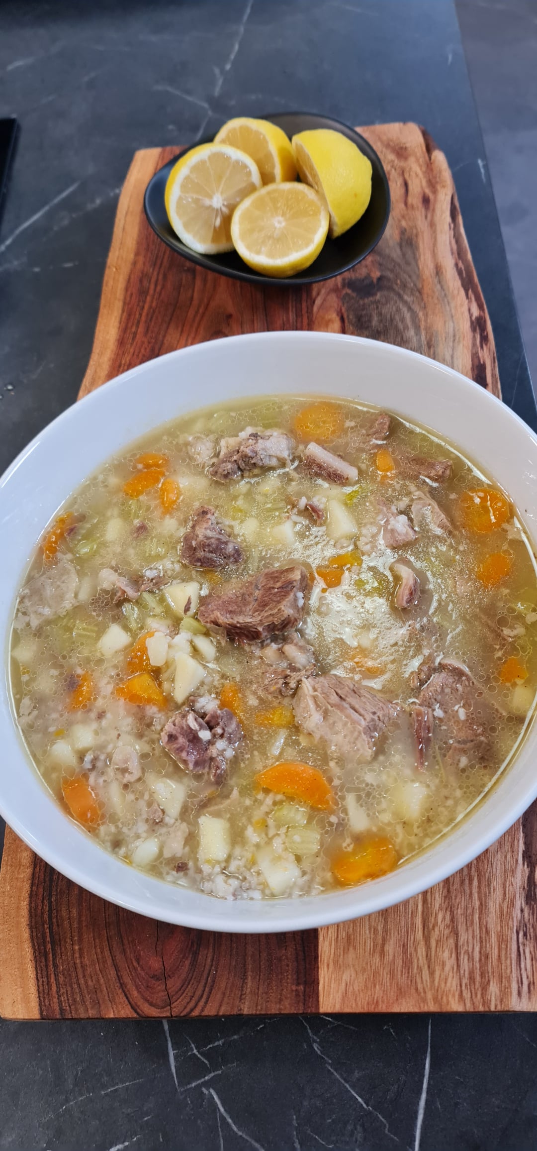 Beef, Potato, and Carrot Soup - Recipe image
