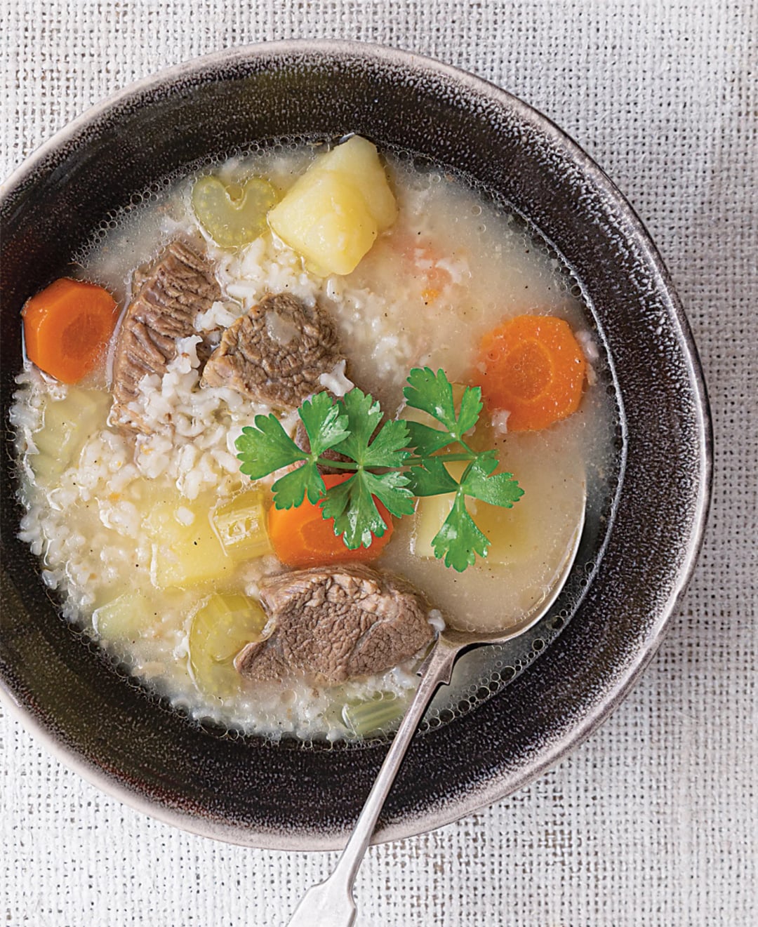 Beef Soup with Potato and Carrot - Recipe image