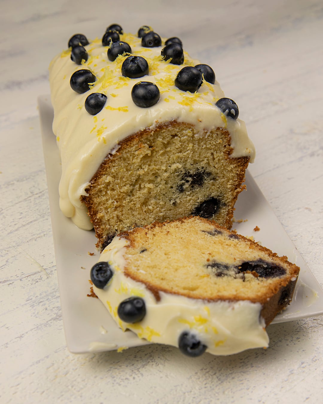 Blueberry and Lemon Zest Cake - Recipe image