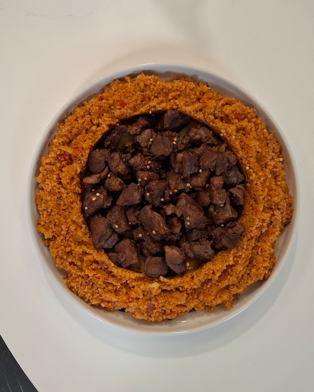 Bulgur with Tomato Sauce - Video recipe thumbnail