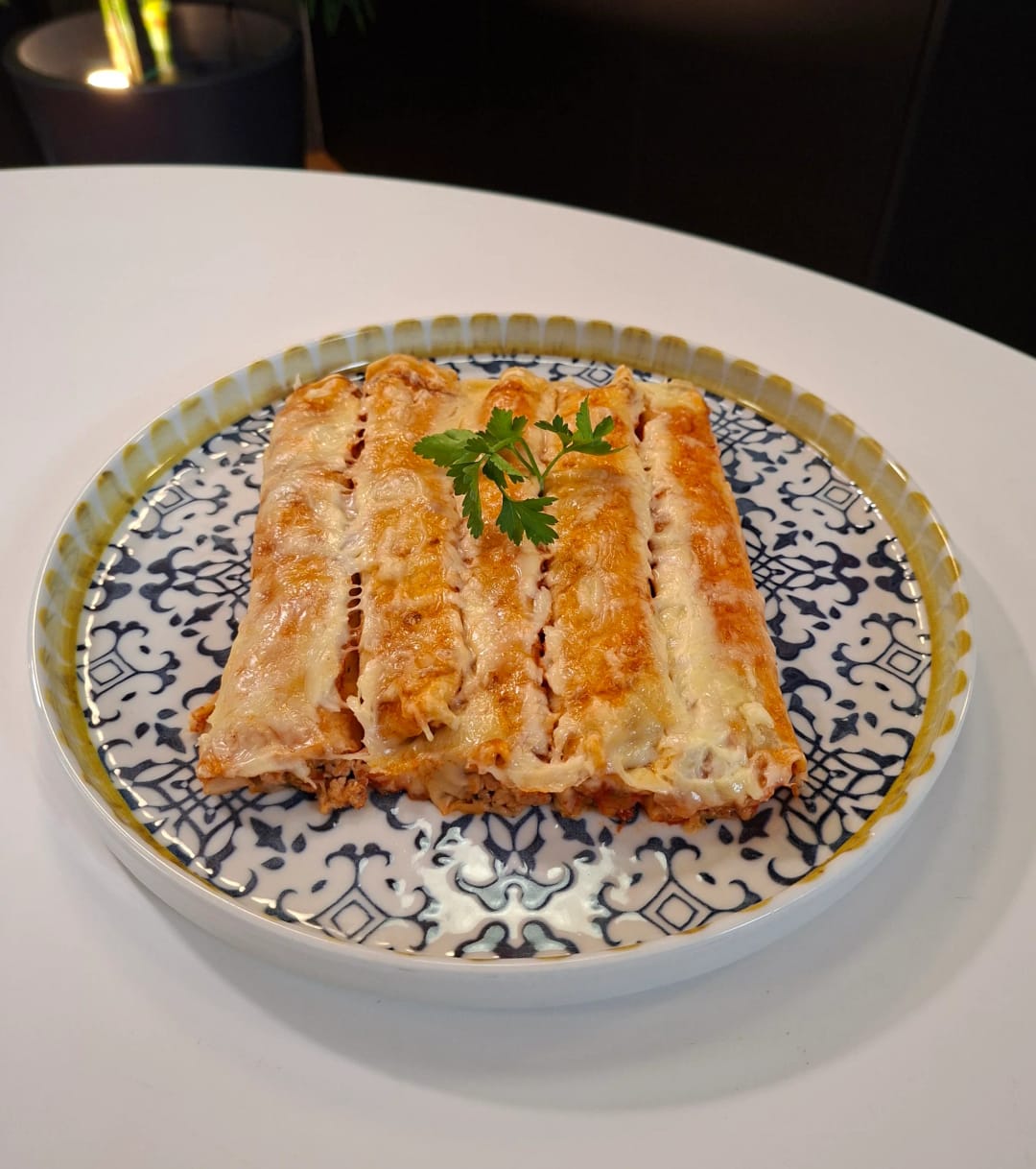 Cannelloni with Crepes and Minced Meat - recipe