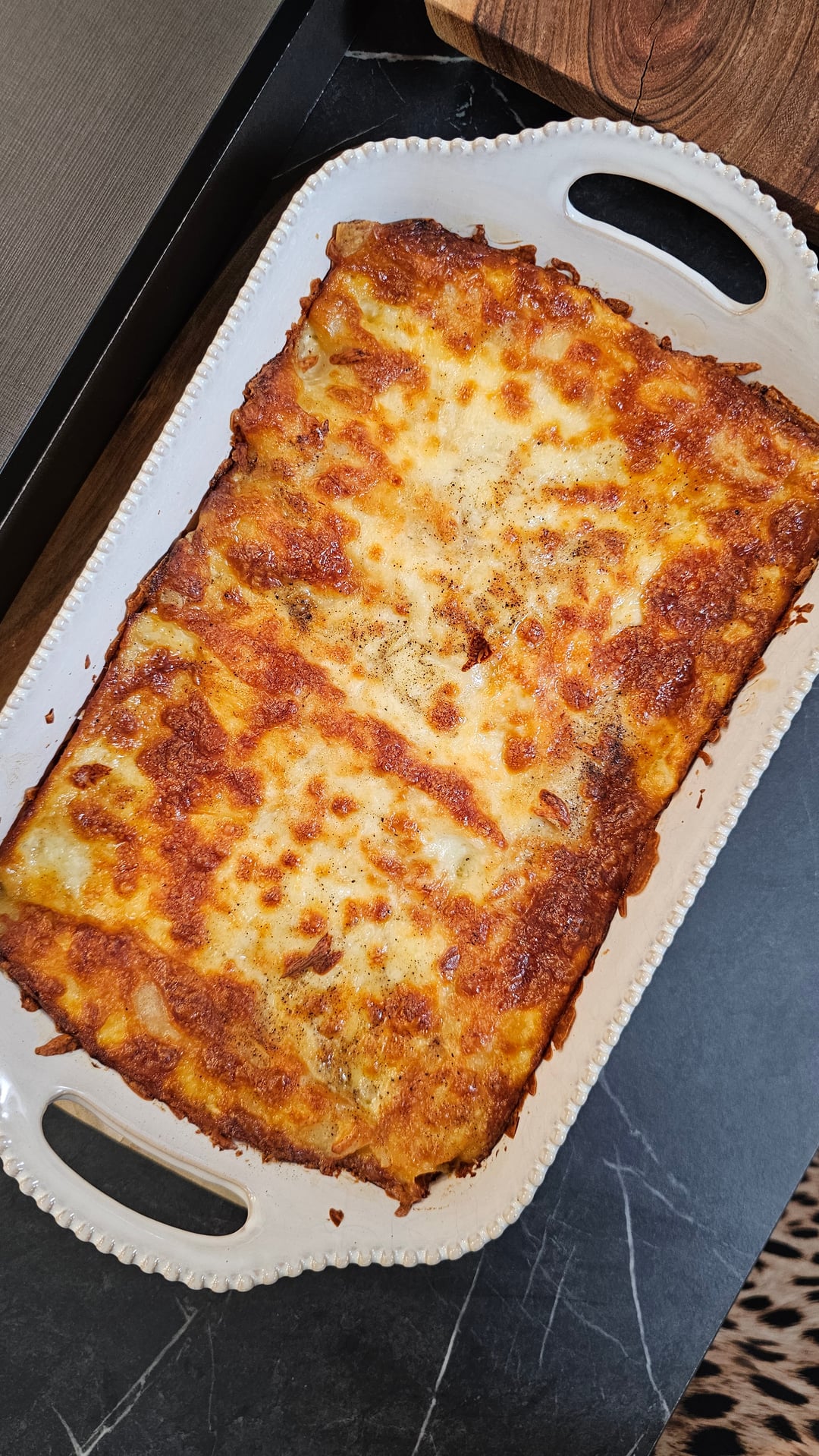 Cannelloni with Ham and Sliced Cheese - Recipe image
