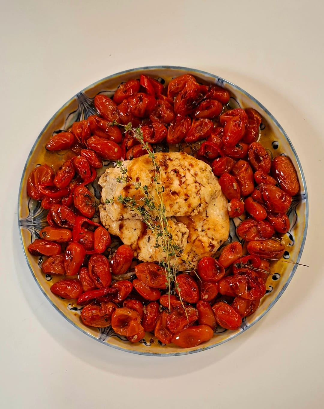 Caramelized Tomatoes with Halloumi - recipe