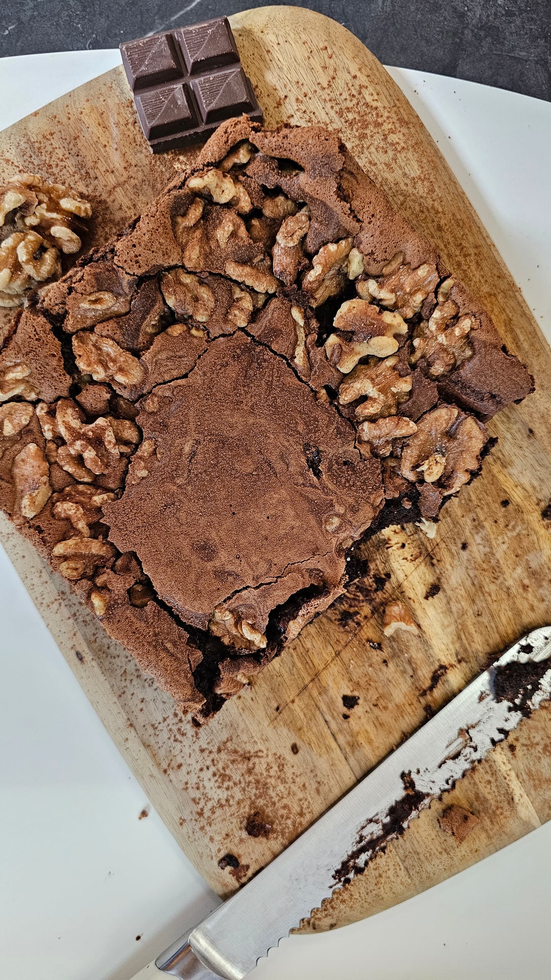 Brownie με χαρουπόσκονη - Recipe image