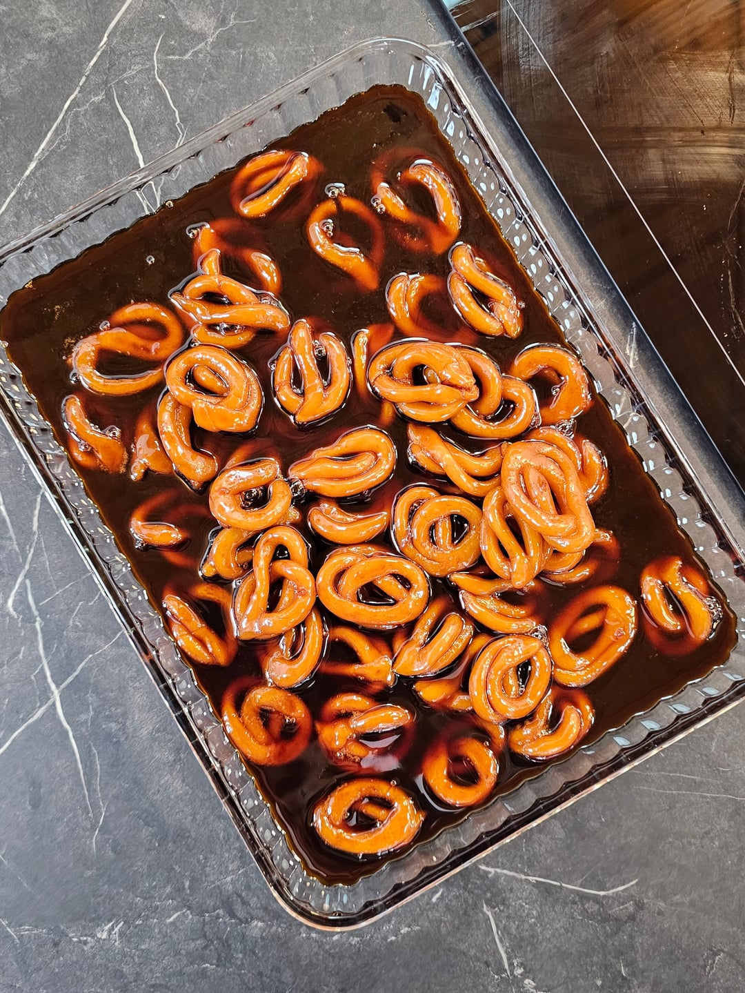 Carob Syrup Rings (Teratsomelo) - Recipe image