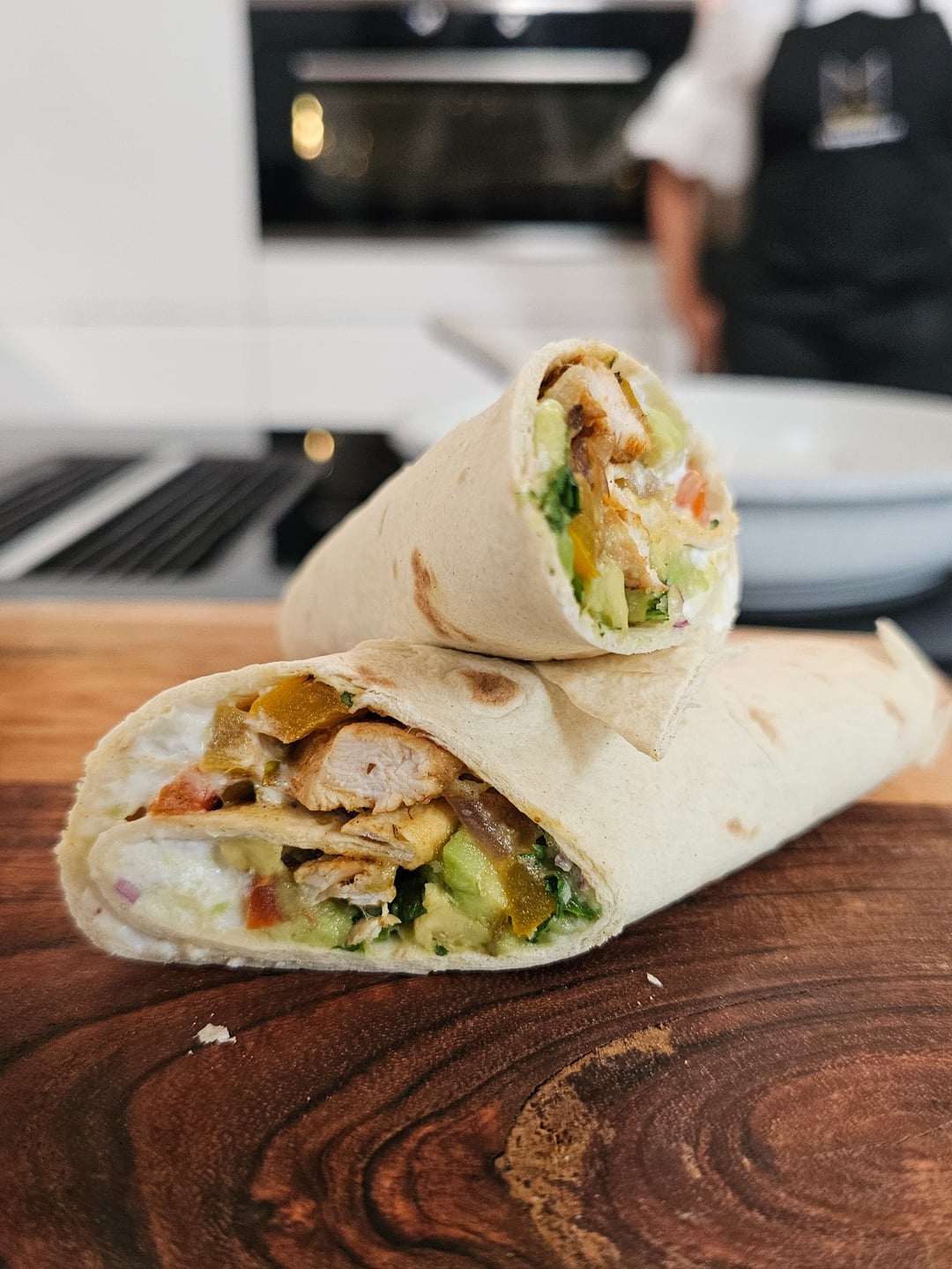 Φαχίτας με κοτόπουλο - Recipe image