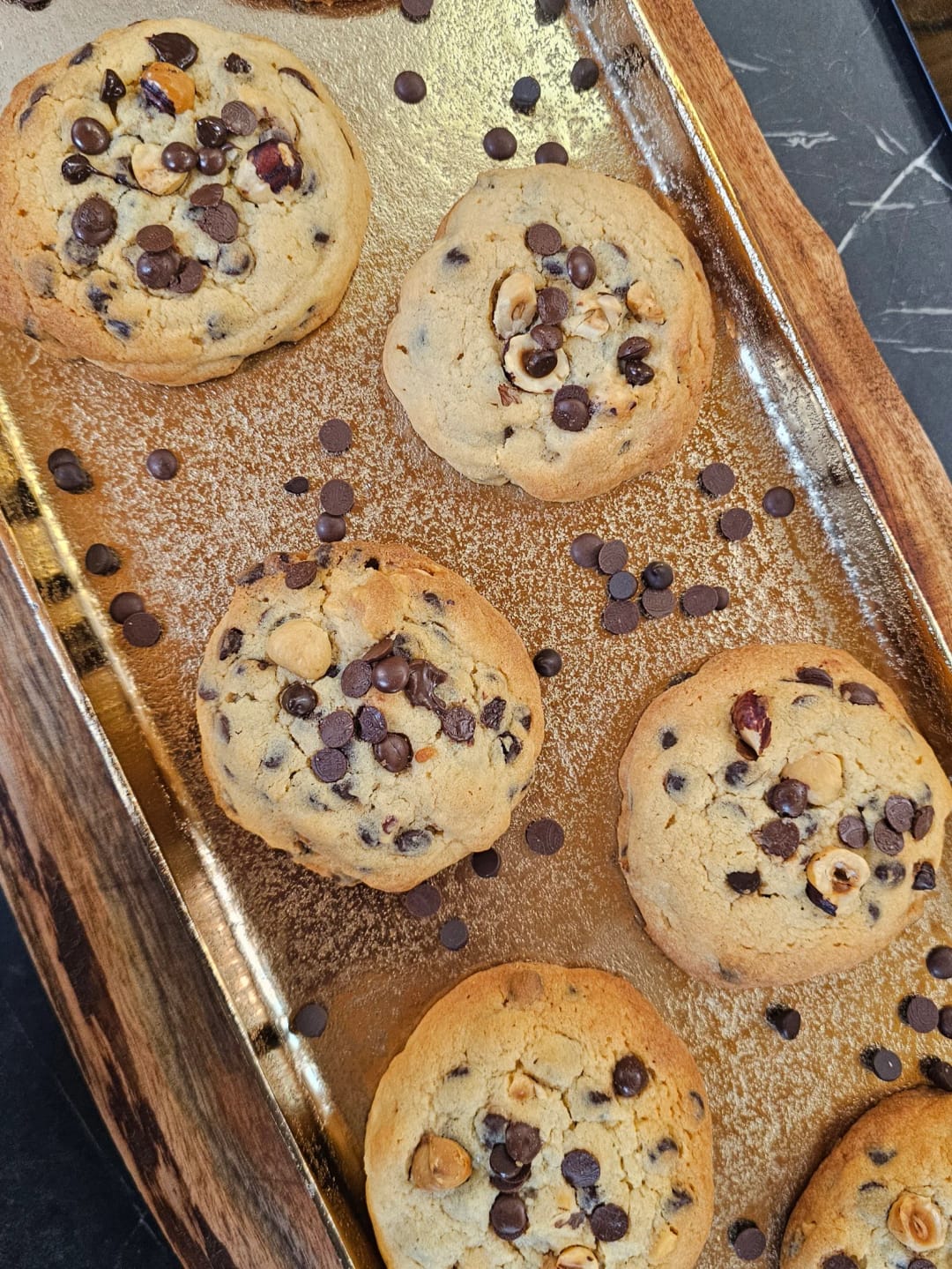 Μπισκότα με Chocolate Chip και ξηρούς καρπούς - recipe