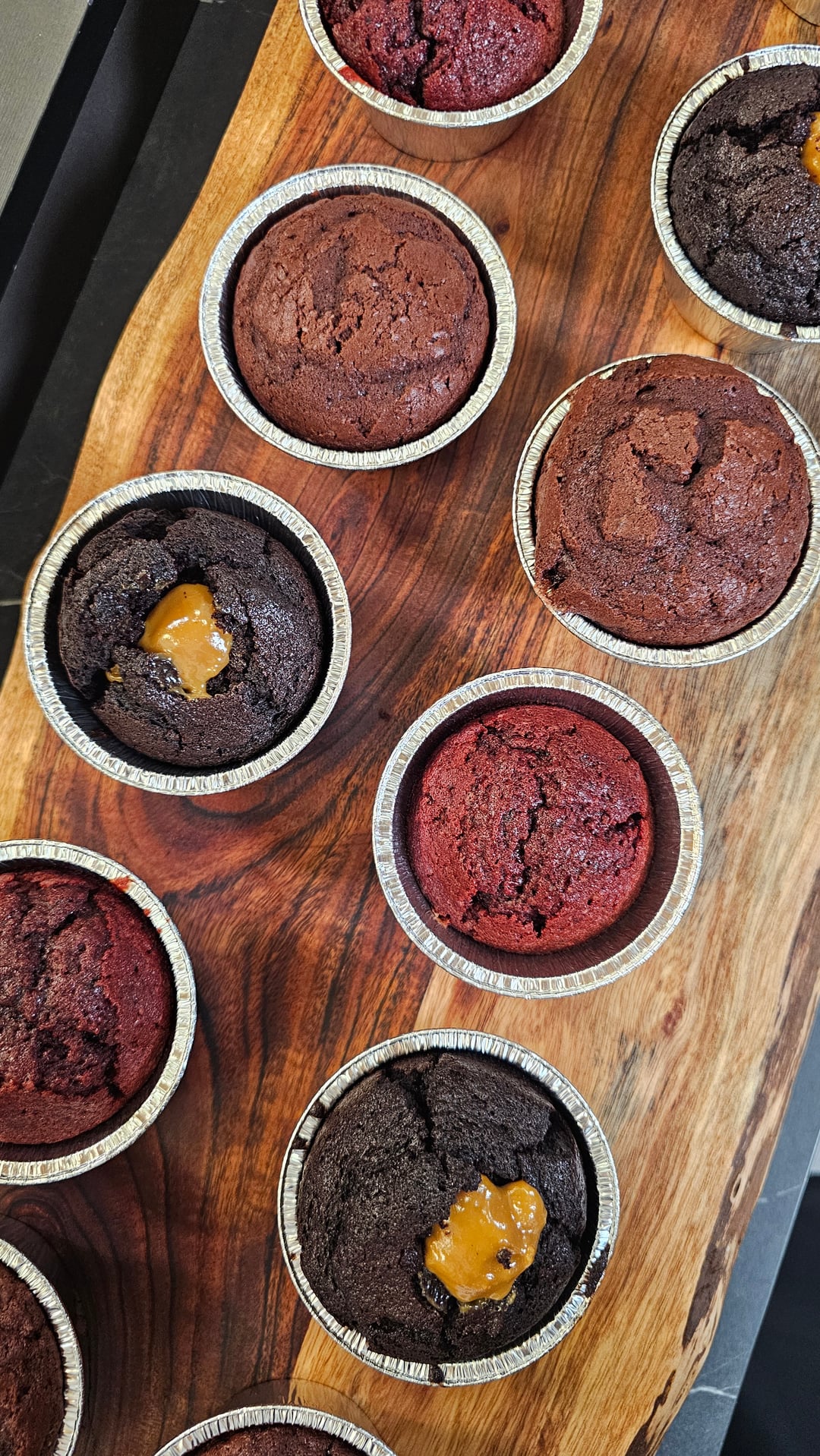 Chocolate Cupcakes with Caramel - Recipe image