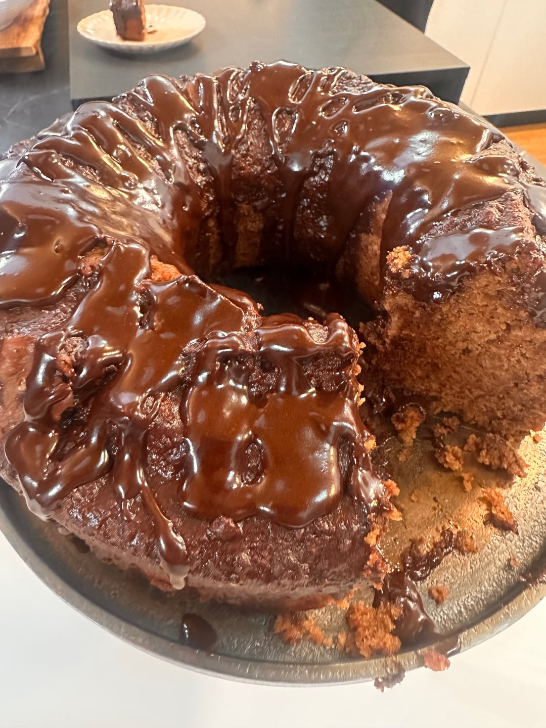 Chocolate Soufflé - Lenten Chocolate Cake - Recipe image