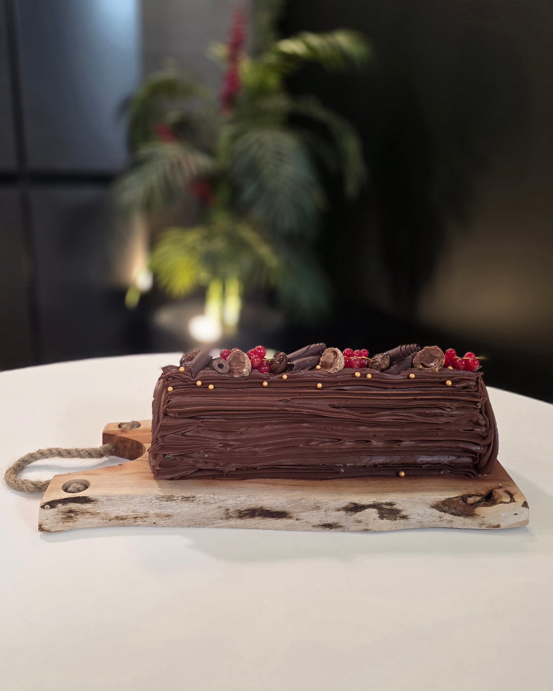Χριστουγεννιάτικος κορμός με κάστανα - Recipe image