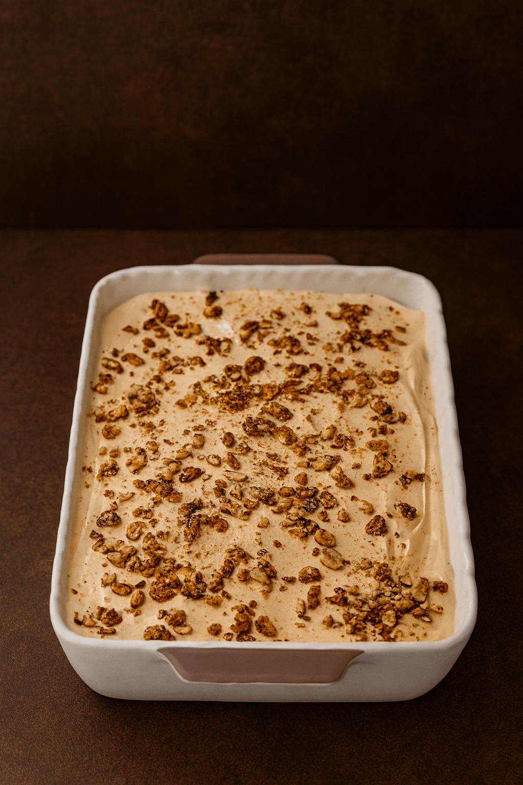 Cream with Peanut Brittle (Pasteli) - Recipe image