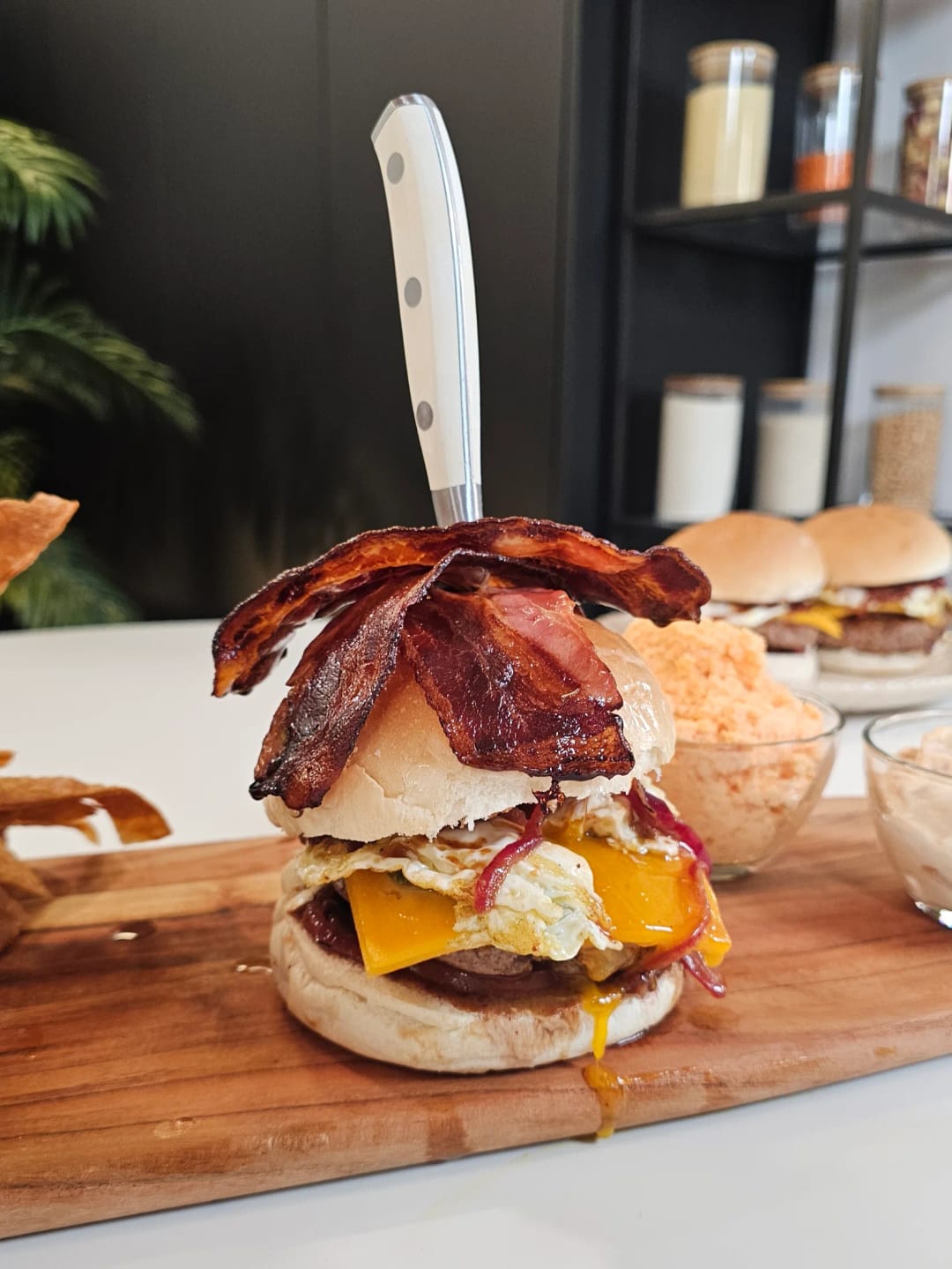 Τραγανό μπέικον με σος τεριγιάκι - recipe