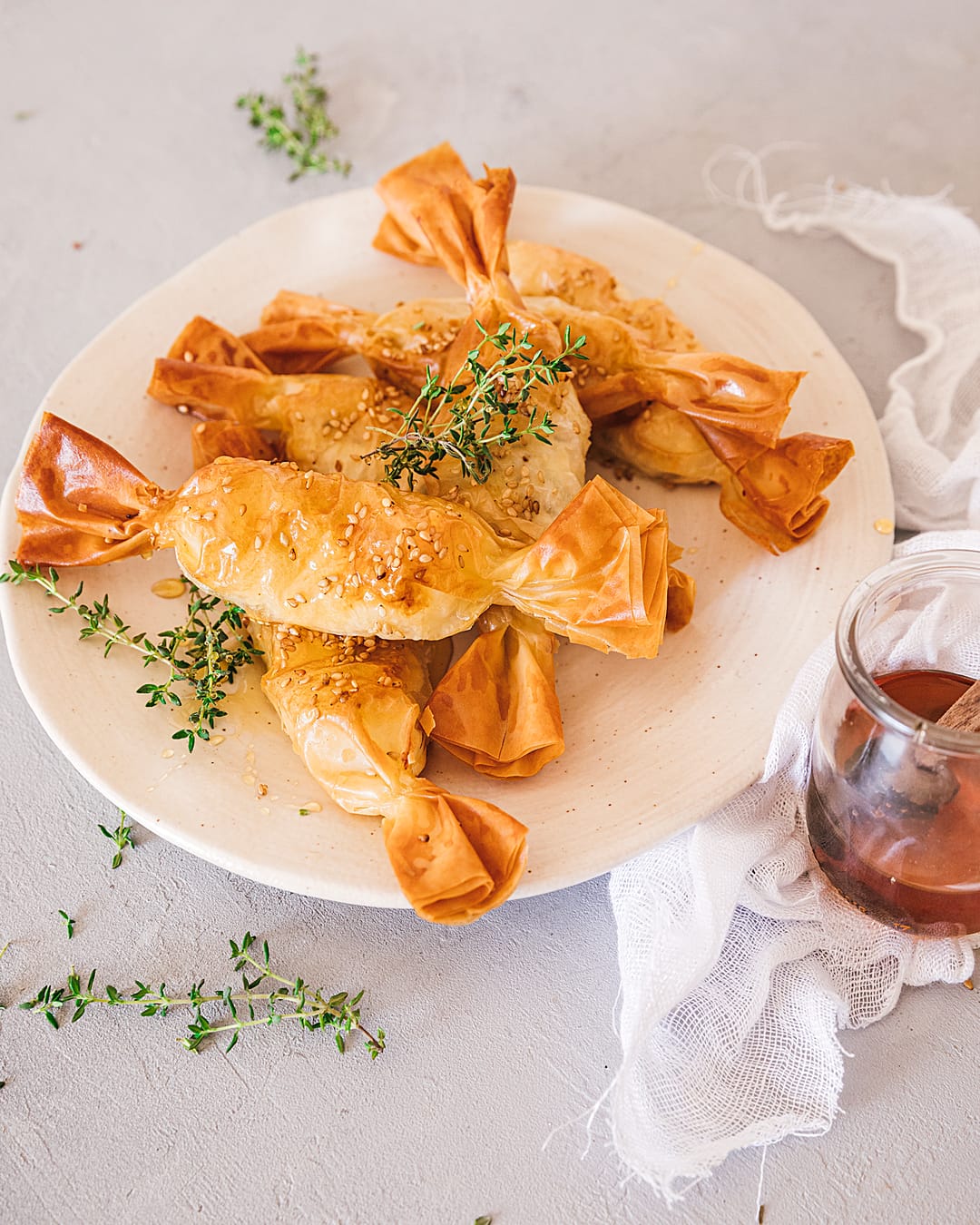 Τραγανές καραμελίτσες με φέτα - recipe