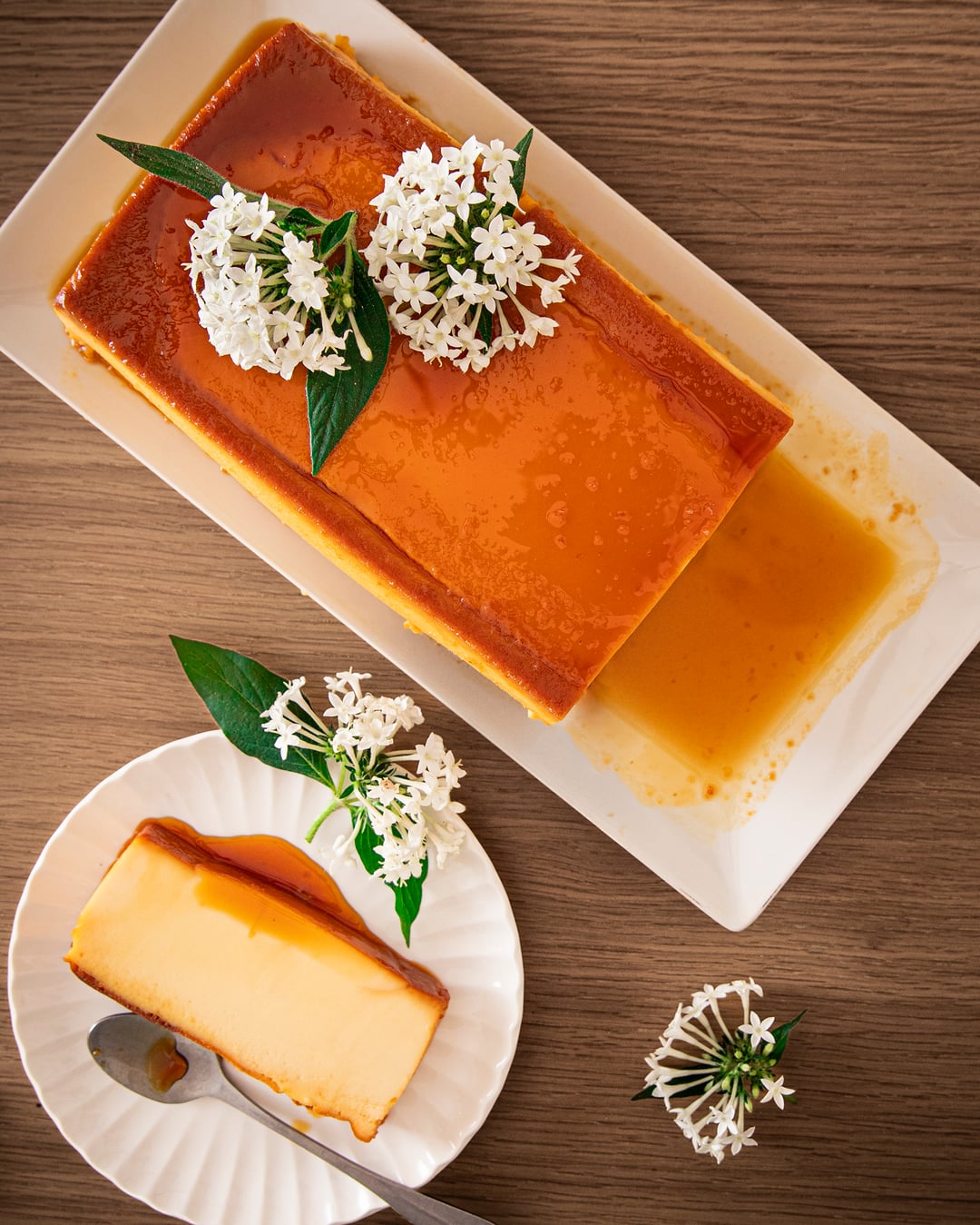 Crème Caramel with Cream Cheese - Recipe image
