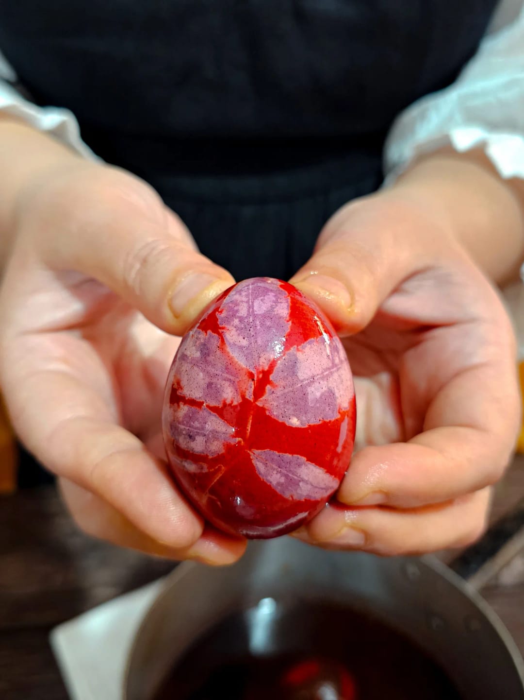 Βαμμένα κόκκινα αυγά (Όπως της γιαγιάς) - recipe