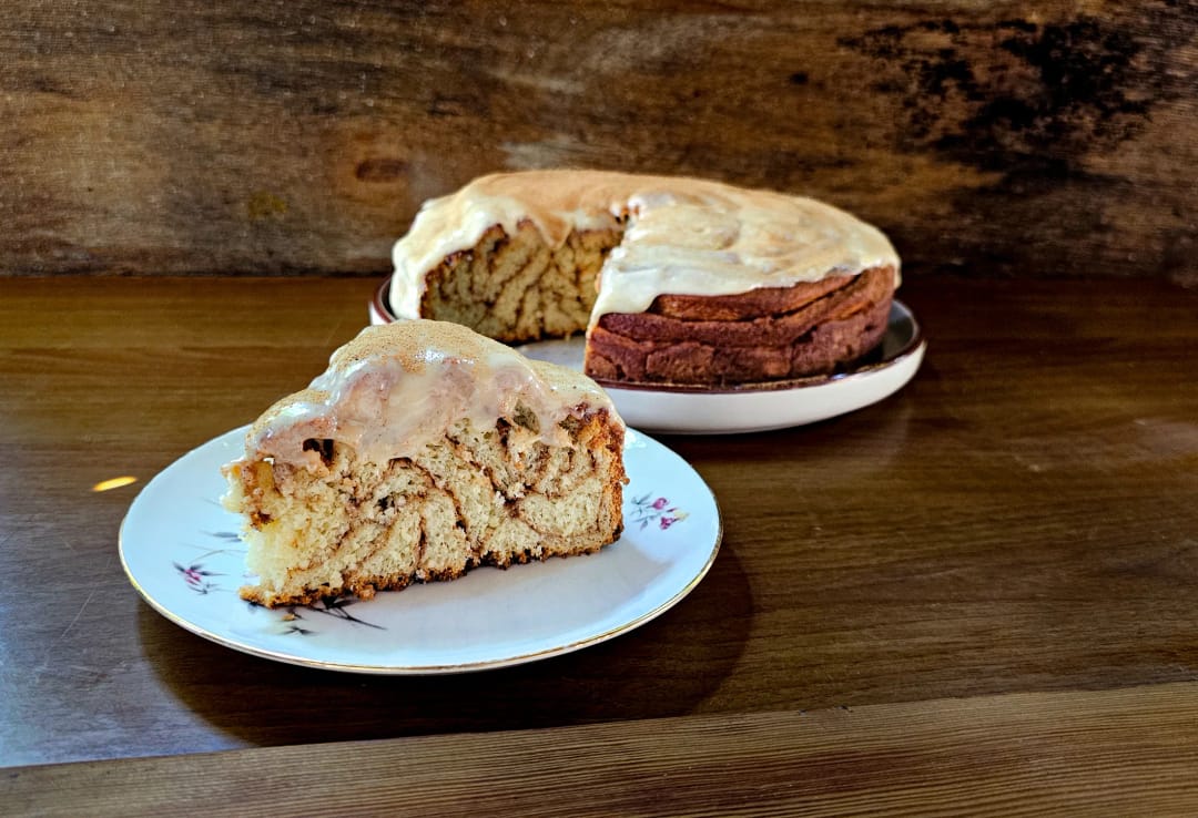 Giant Cinnamon Roll Bake - recipe