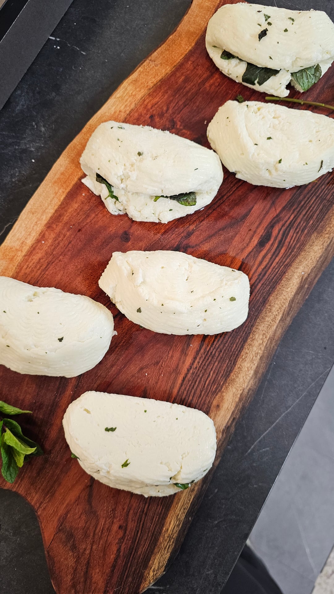 Χαλλούμια και αναρή - Recipe image