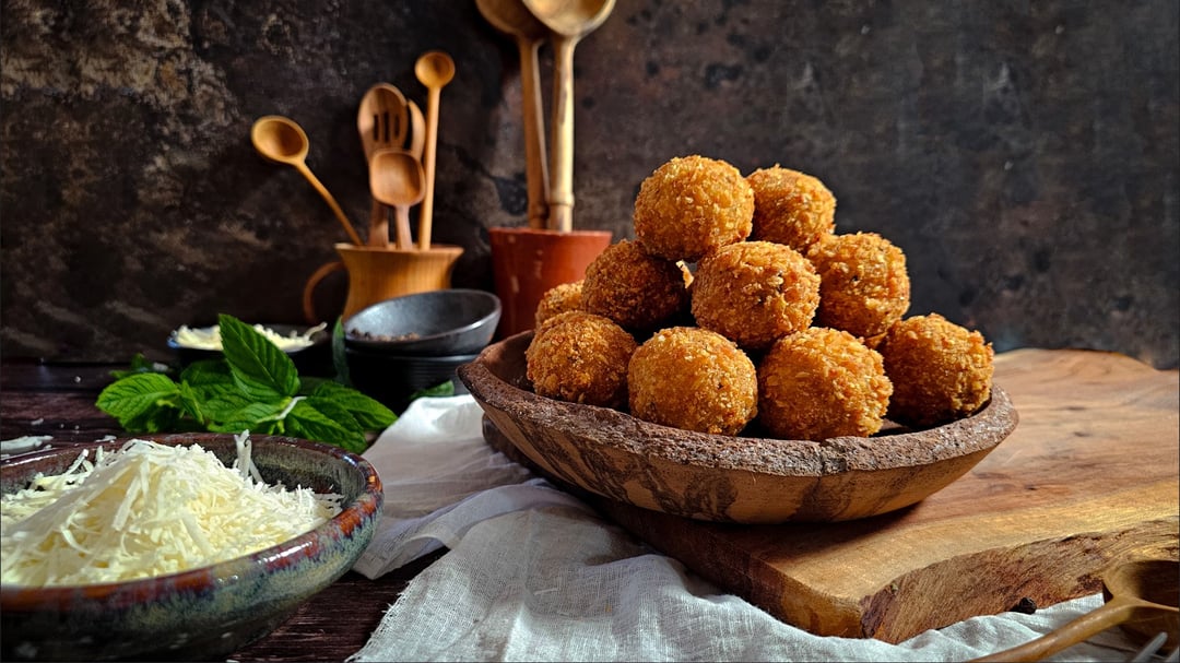 Τυροκροκέτες με χαλλούμι - Recipe image