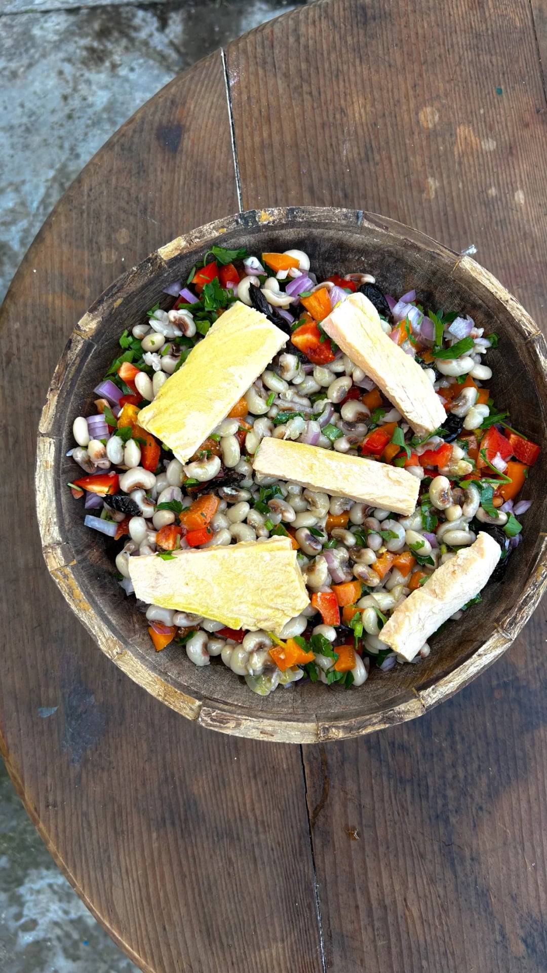 Healthy Salad with Ortiz White Tuna - Recipe image