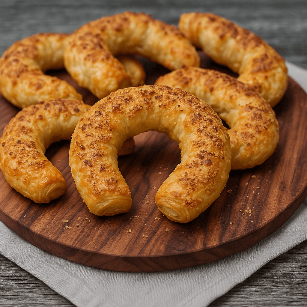 Horseshoe Almond Croissants - Recipe image
