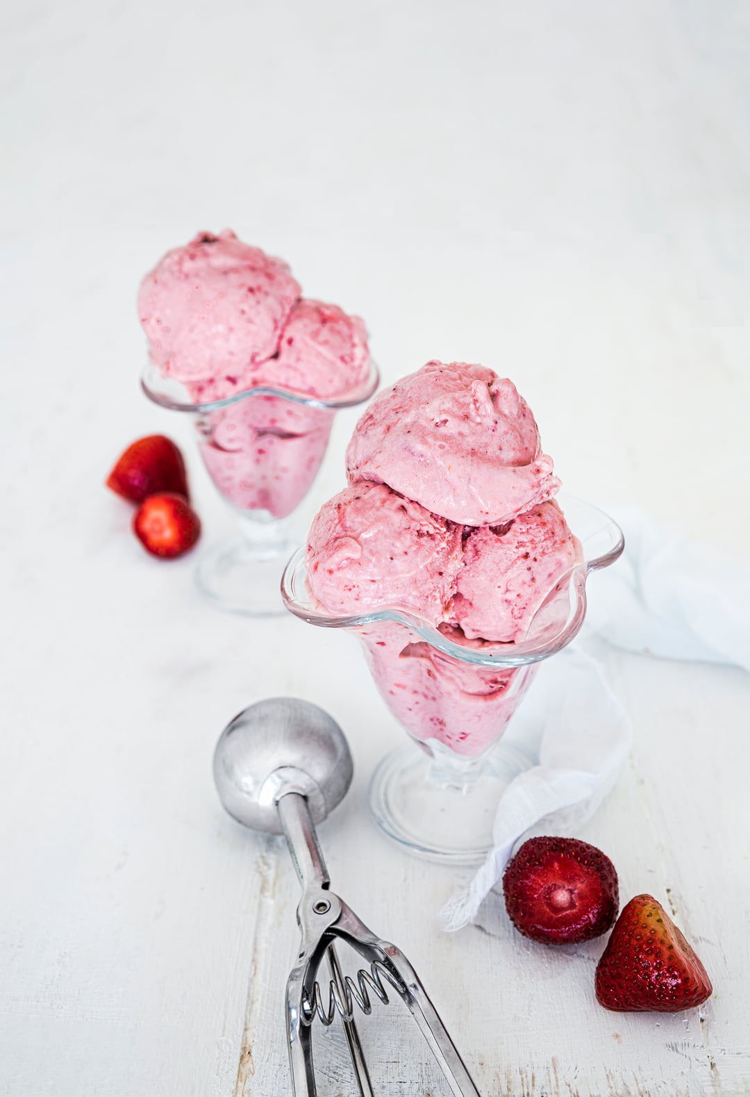 Ice Cream with Strawberry Sauce - Recipe image
