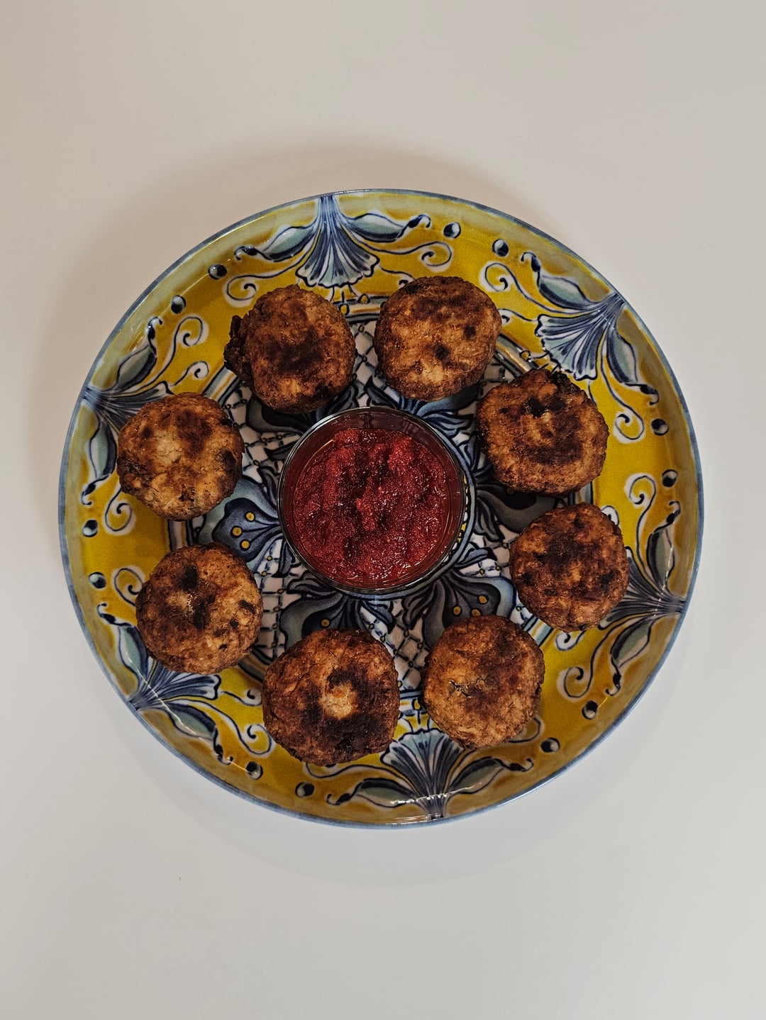 Taro Root and Sun-Dried Tomato Fritters - Video recipe thumbnail