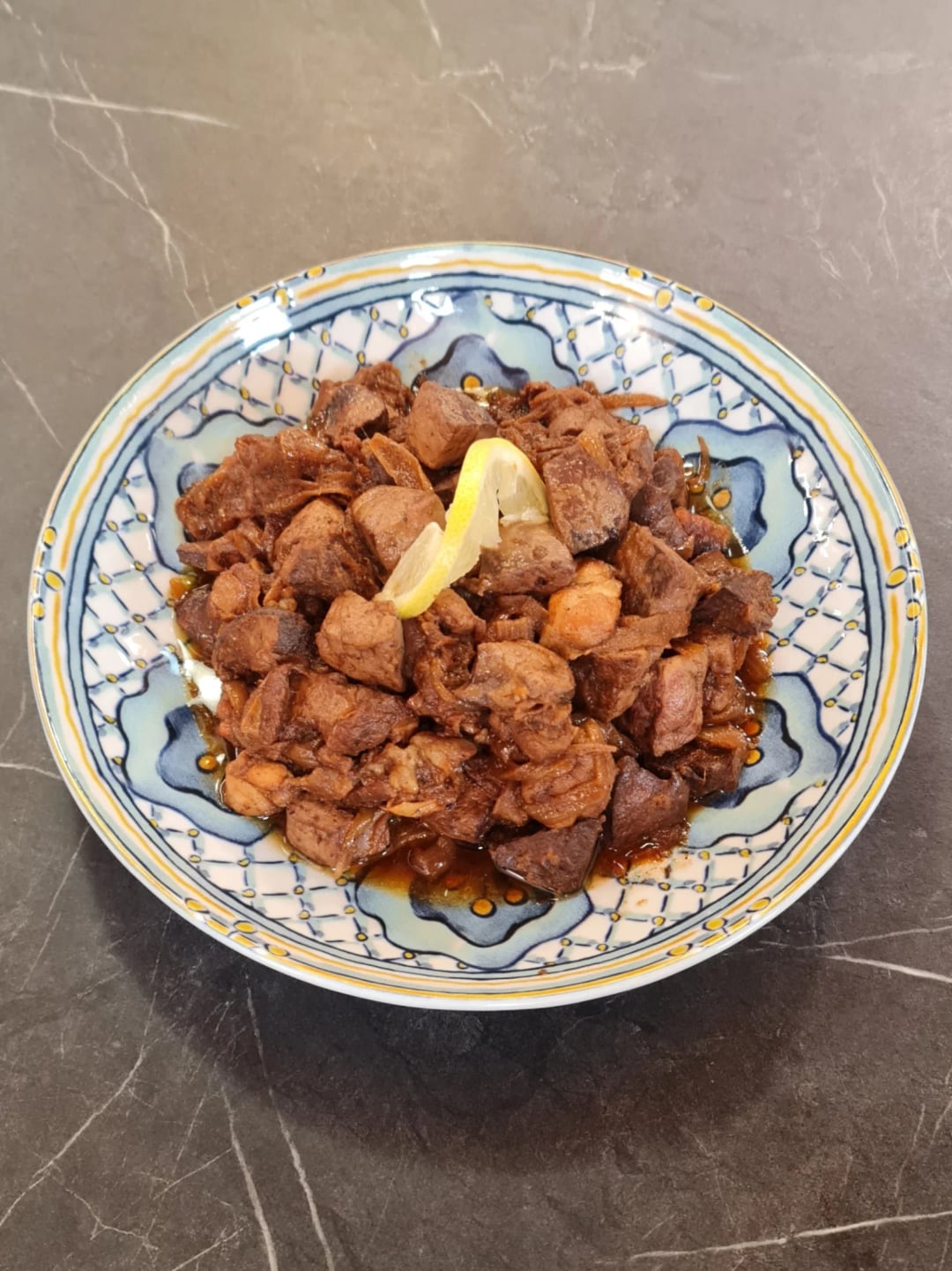 Αρνίσιο συκώτι με λεμόνι - Recipe image