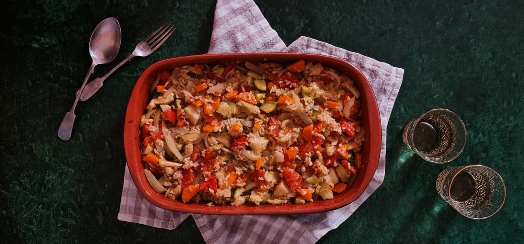 Lenten Tava (Vegetable Bake) - Recipe image