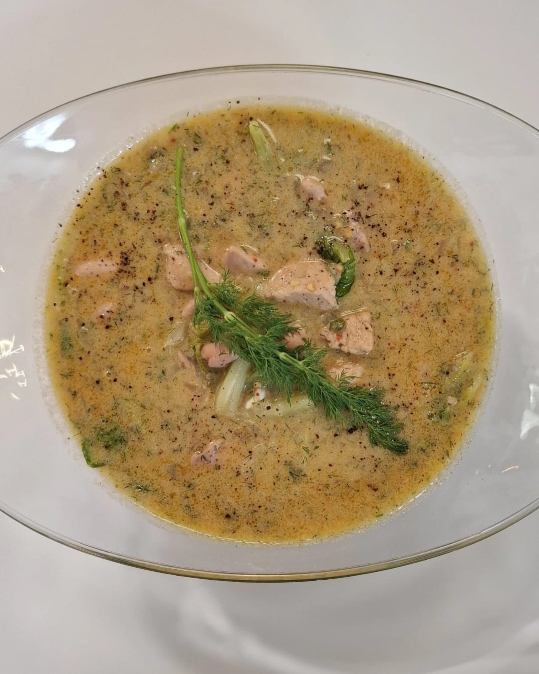 Magiritsa with Chicken - recipe