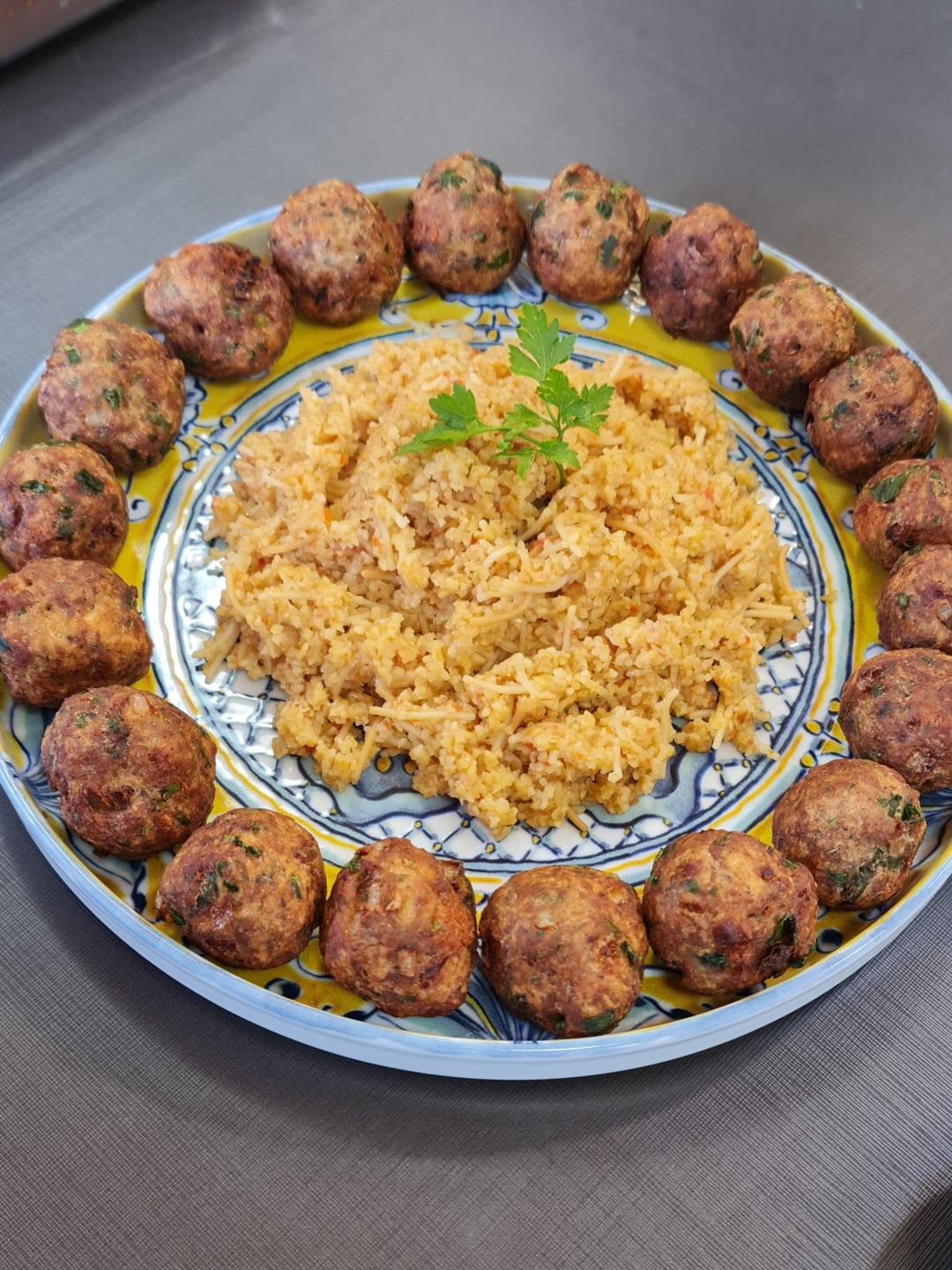 Meatballs with Bulgur (Pourgouri) - Recipe image