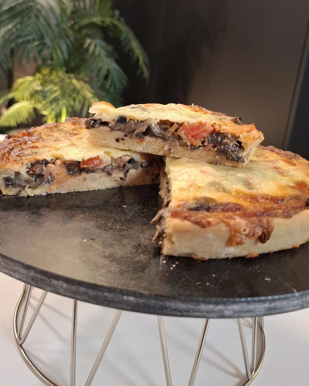 Mediterranean Quiche with Mushrooms & Cherry Tomatoes - Video recipe thumbnail