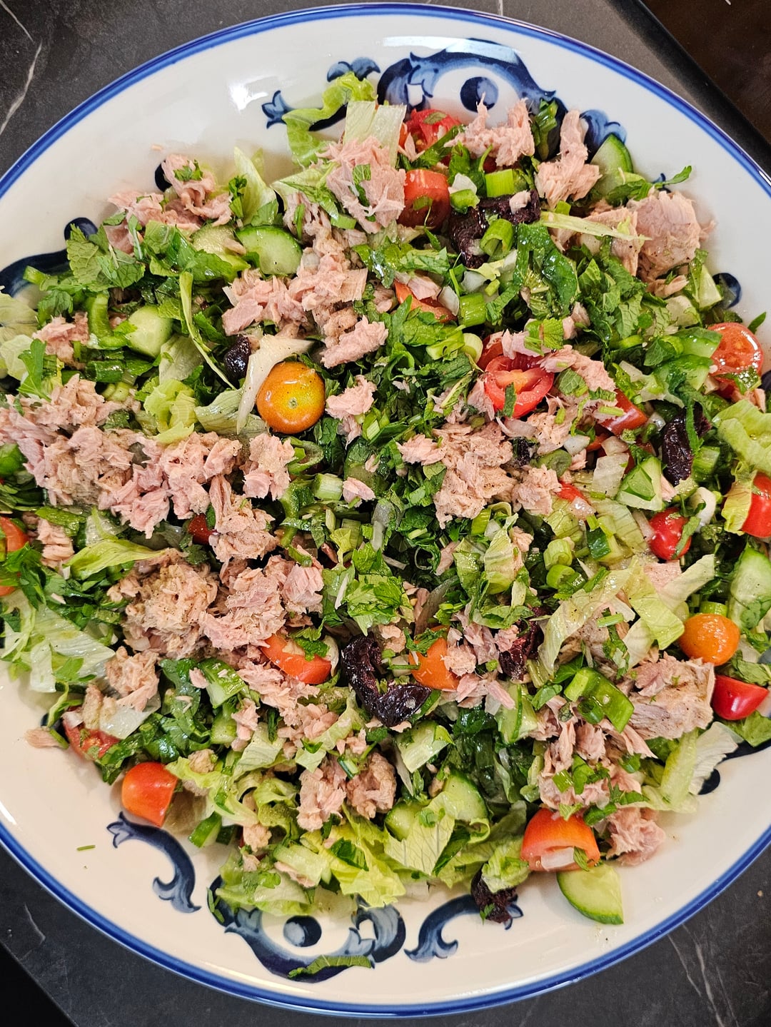 Mediterranean Tuna Salad for the Office with Tuna in Water - Recipe image