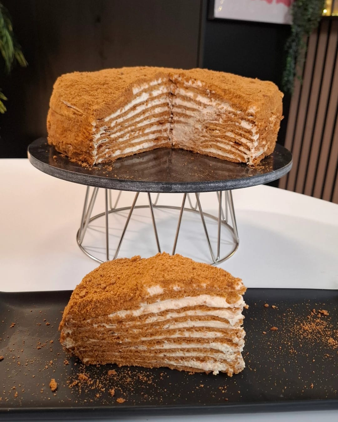 Medovik Honey Cake - recipe