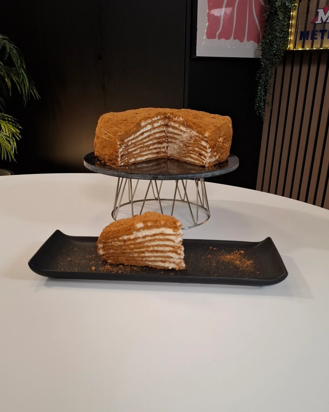 Medovik Honey Cake - Recipe image