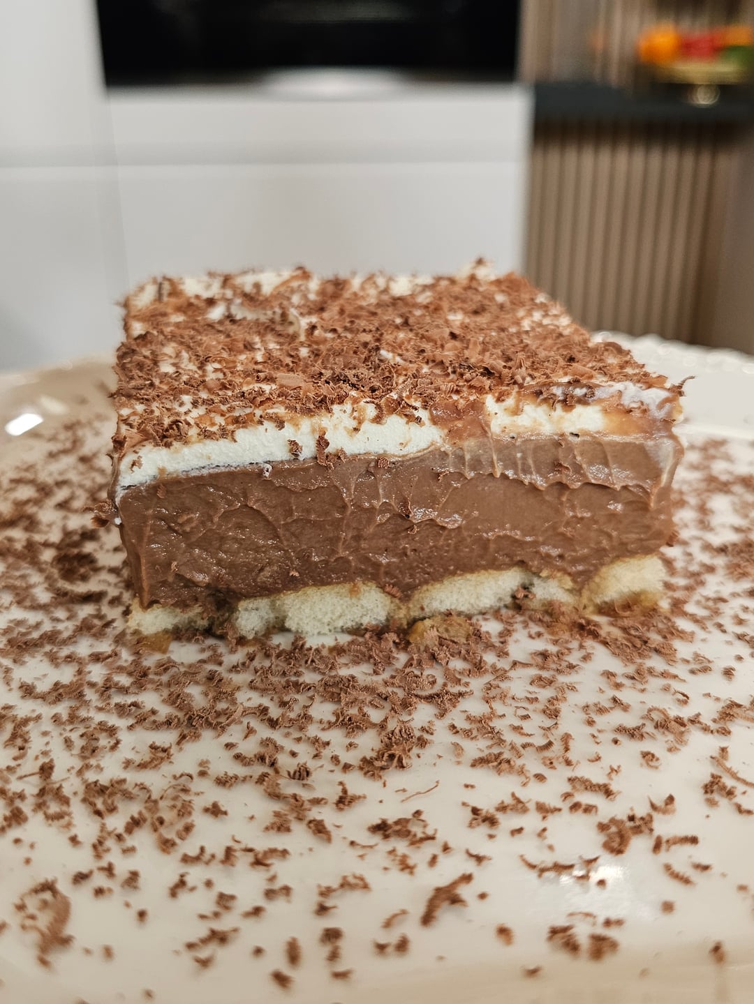 Mocha Cream with Biscuits - Recipe image