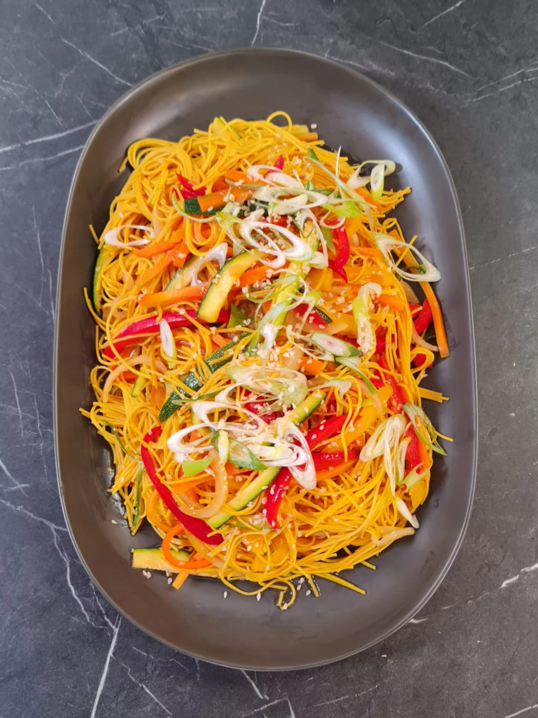 Noodles με λαχανικά - recipe