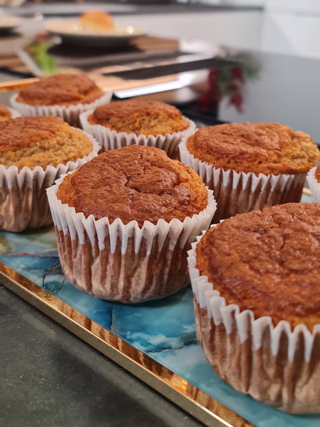 Μάφιν με βρόμη και κανέλα - Recipe image