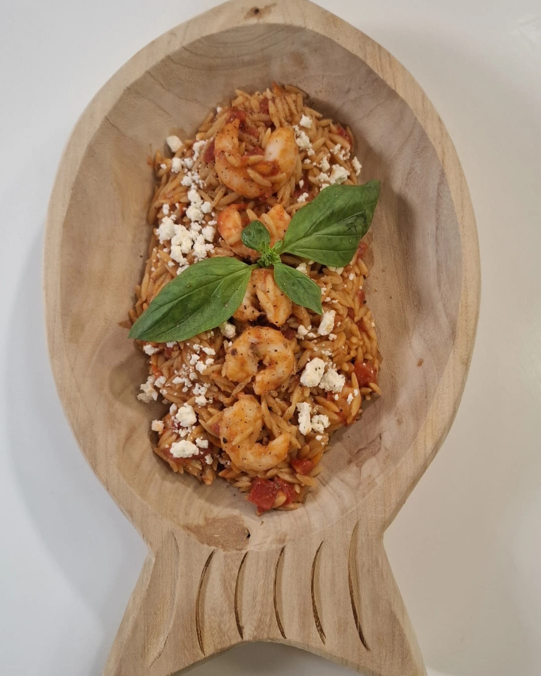 Orzo with shrimp, fennel, and orange zest - recipe