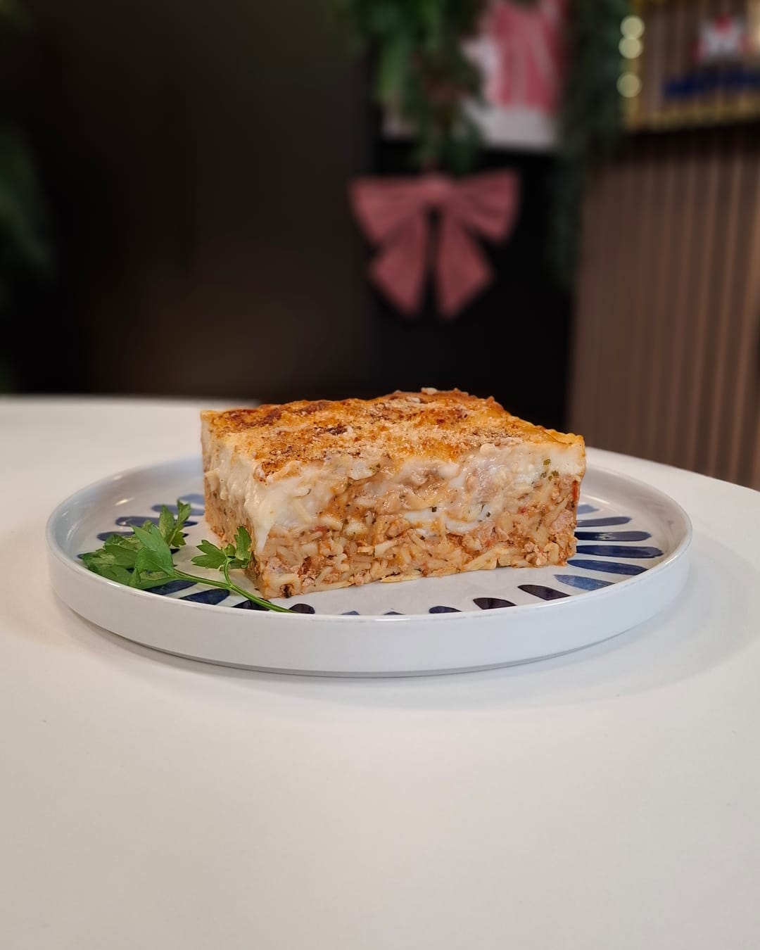 Μακαρόνια του φούρνου με ταλιατέλες - recipe