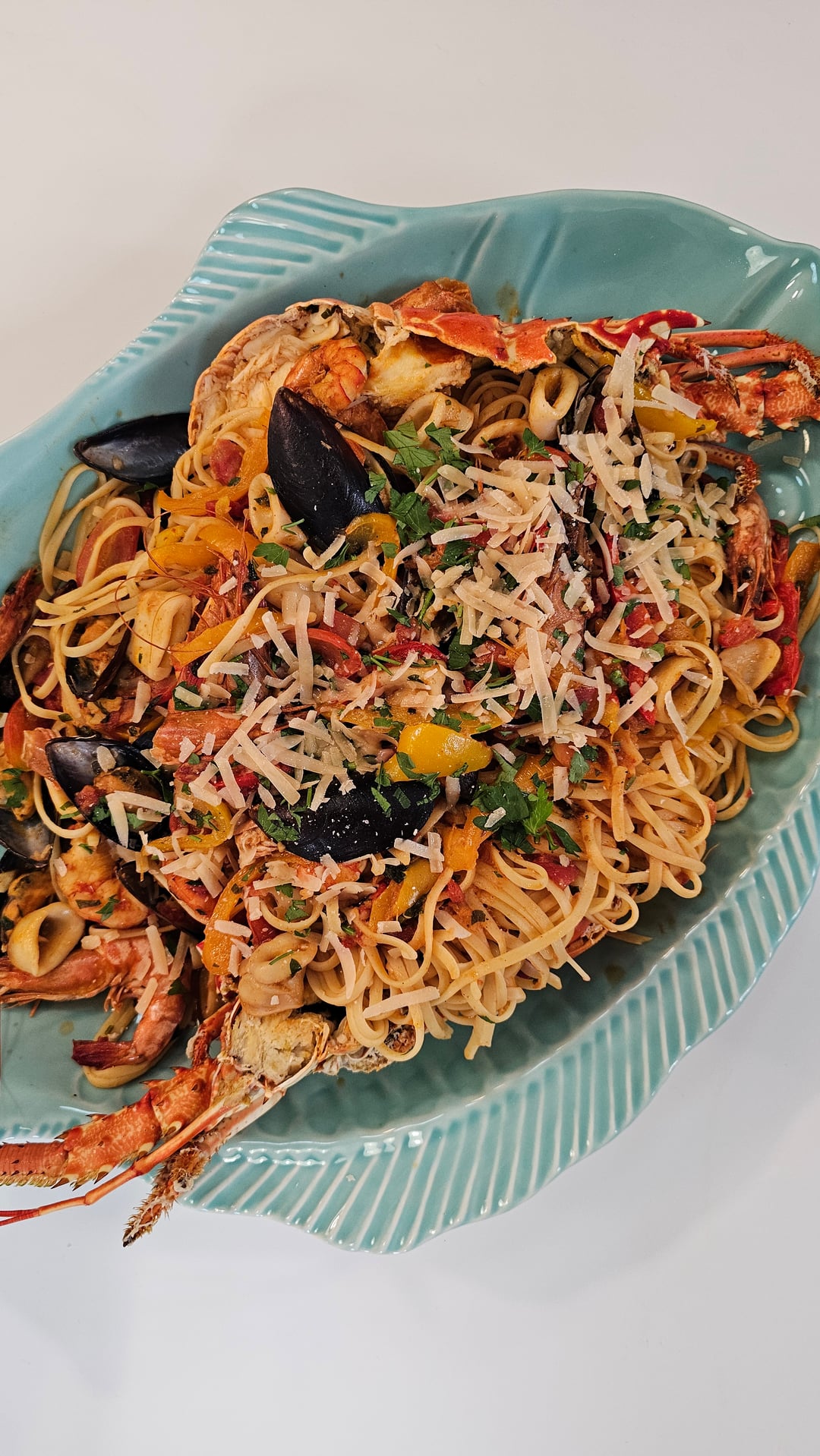 Pasta with Seafood and Fresh Lobster - Recipe image