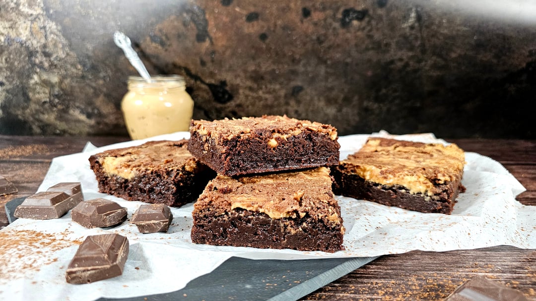 Peanut Butter Brownies - Recipe image