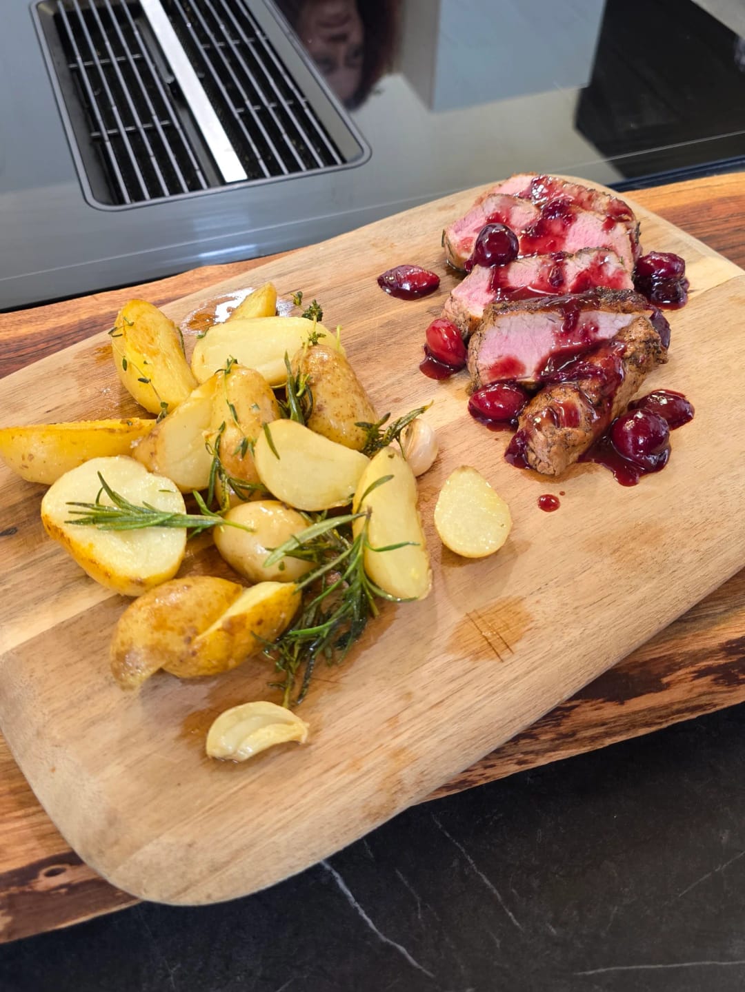 Pork Tenderloin with Cherry Sauce - recipe