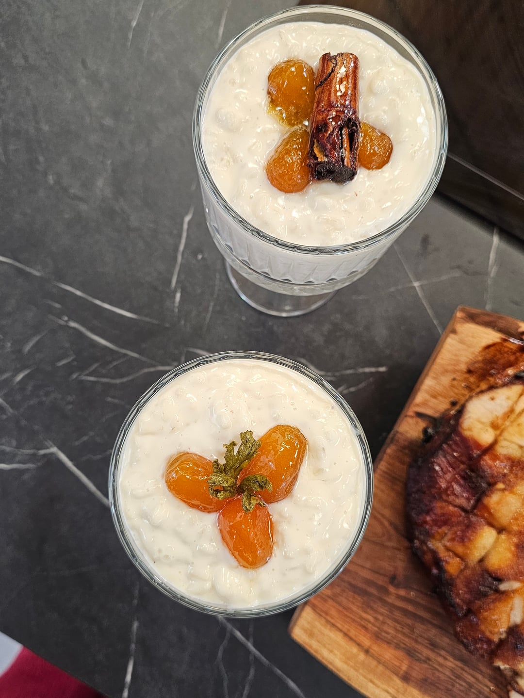 Ρυζόγαλο με γλυκό κουμκουάτ - Recipe image