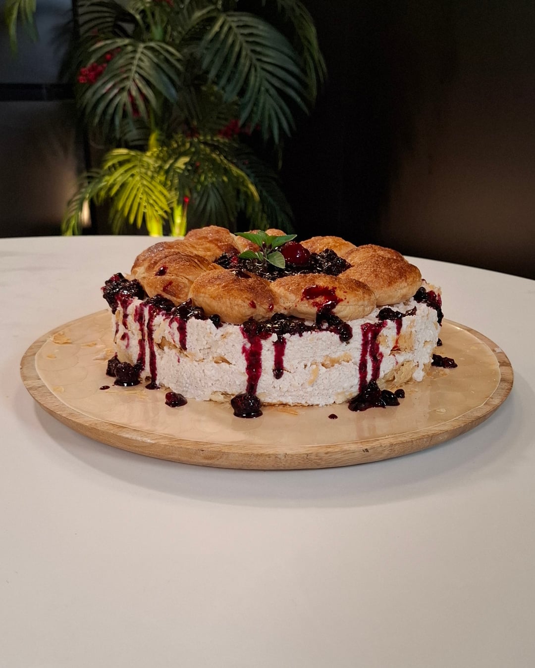 Anari Cream with Forest Fruit Sauce - Recipe image