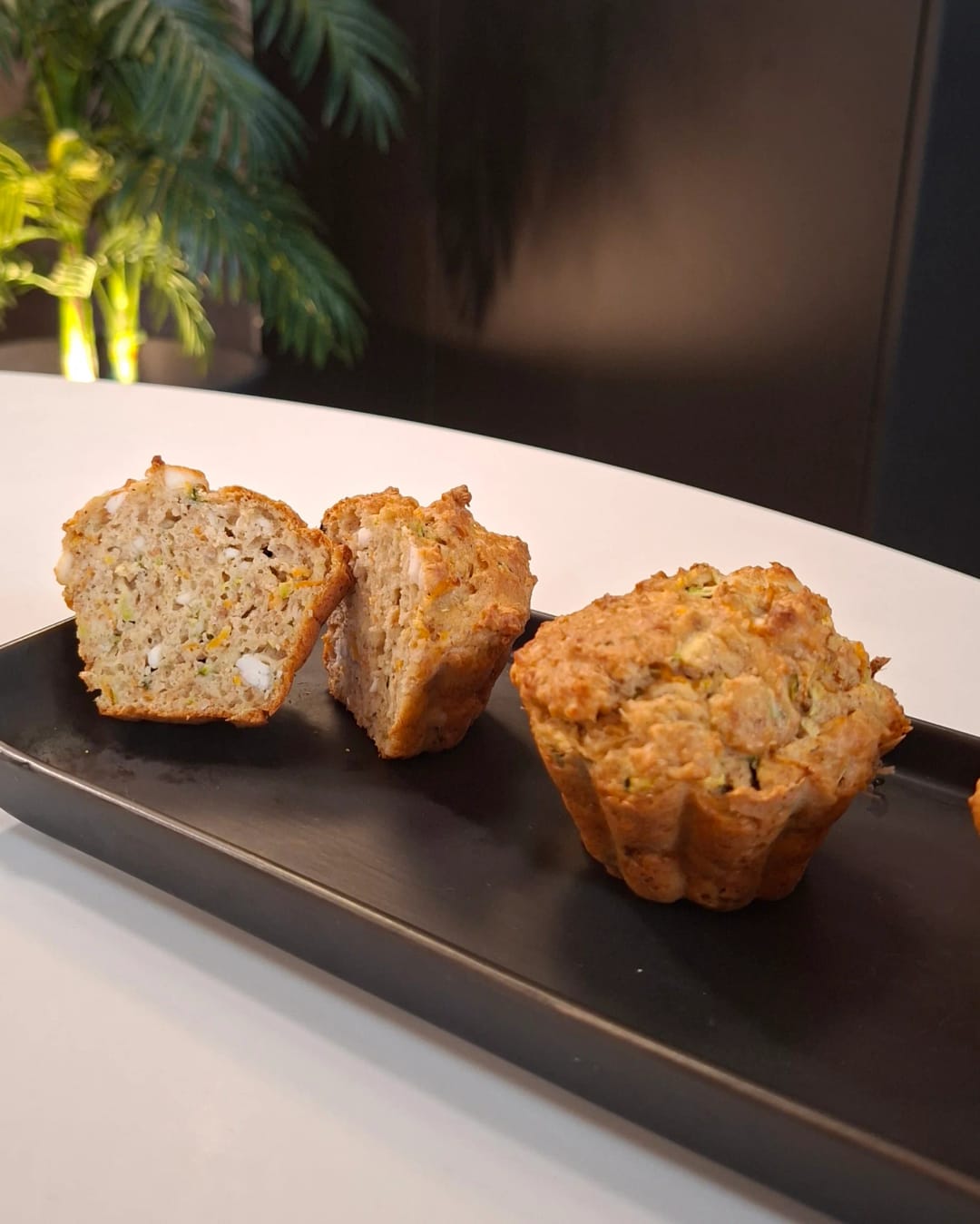 Savory Muffins with Feta & Vegetables - recipe